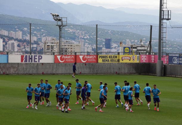Croatia national team, Nationalteam training session in Rijeka, Croatia Croatia national team training session at the auxiliary pitches of the HNK Rijeka Training Centre in Rujevica, Rijeka, Croatia, 6 June 2026, as part of preparations for the FIFA World Cup, WM, Weltmeisterschaft, Fussball and an International Friendly, Länderspiel, Nationalmannschaft match against Slovenia. GoranxKovacic PIXSELL