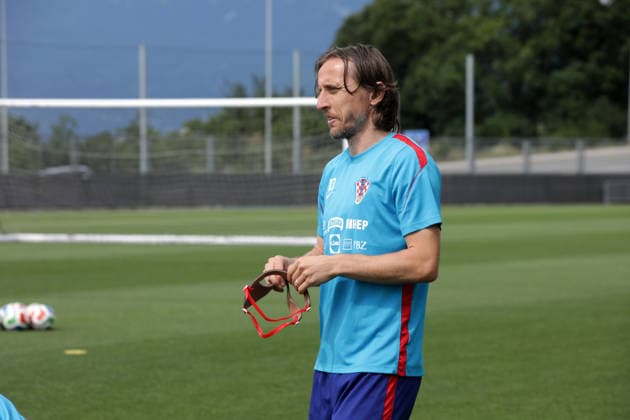 Croatia national team, Nationalteam training session in Rijeka, Croatia Luka Modric during Croatia national team training session at the auxiliary pitches of the HNK Rijeka Training Centre in Rujevica, Rijeka, Croatia, 6 June 2026, as part of preparations for the FIFA World Cup, WM, Weltmeisterschaft, Fussball and an International Friendly, Länderspiel, Nationalmannschaft match against Slovenia. GoranxKovacic PIXSELL