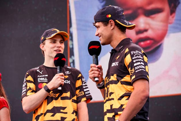 F1 - MONACO GRAND PRIX 2026 NORRIS Lando (gbr), McLaren F1 Team MCL40, portrait PIASTRI Oscar (aus), McLaren F1 Team MCL40, portrait during the Formula 1 Grand Prix de Canada 2026, 6th round of the 2026 Formula One World Championship, WM, Weltmeisterschaft from June 5 to 7, 2026 on the Circuit de Monaco, in Monte-Carlo, Monaco - Monte-CarloMonaco Copyright: xXavixBonillax