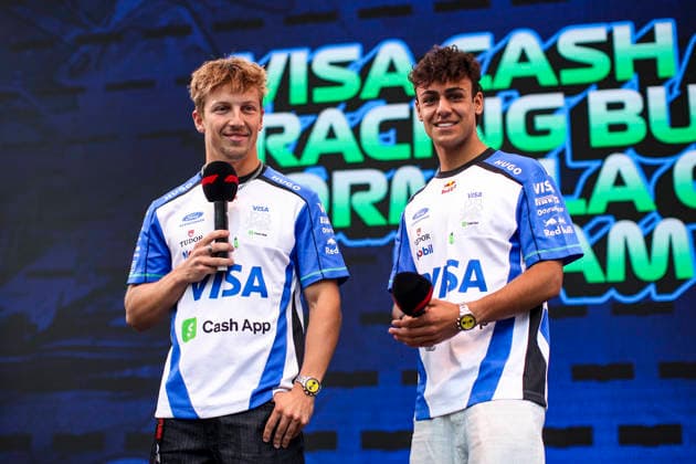 F1 - MONACO GRAND PRIX 2026 LAWSON Liam (nzl), Visa Cash App RB F1 Team VCARB03, portrait LINDBLAD Arvid (gbr), Visa Cash App RB F1 Team VCARB03, portrait during the Formula 1 Grand Prix de Canada 2026, 6th round of the 2026 Formula One World Championship, WM, Weltmeisterschaft from June 5 to 7, 2026 on the Circuit de Monaco, in Monte-Carlo, Monaco - Monte-CarloMonaco Copyright: xXavixBonillax