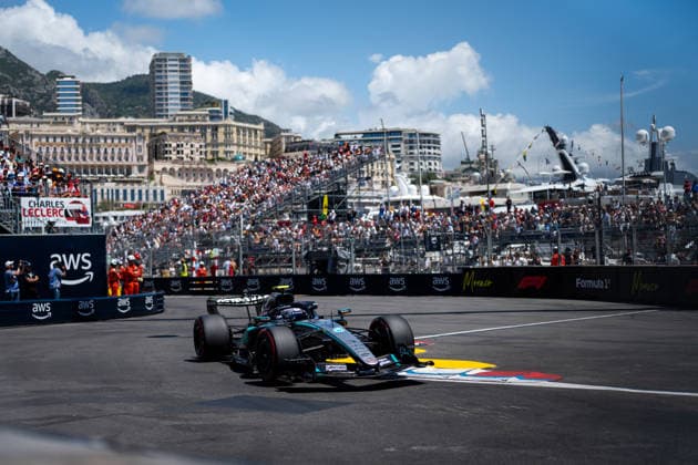Andrea Kimi Antonelli Mercedes AMG Petronas F1 Team, Italy, 12 in F1 W17, MCO, Formula 1 World Championship, Monaco Grand Prix, Monte Carlo, 3 Free Practice, 2026 season, 06 06 2026 MCO, Formula 1 World Championship, Monaco Grand Prix, Monte Carlo, 2026 season, 06 06 2026 Monte Carlo Copyright: xEibner-Pressefoto Memmlerx EP_MMR