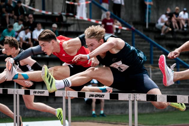 Tim Eikermann TSV Bayer 04 Leverkusen, 712, 110m hurdles men , GER, Leichtathletik, Athletics, Sparkassen Gala, Regensburg, 06 06 2026, GER, Leichtathletik, Athletics, Sparkassen Gala, Regensburg, 06 06 2026 Regensburg Copyright: xStefanxMayerx EP_SMR
