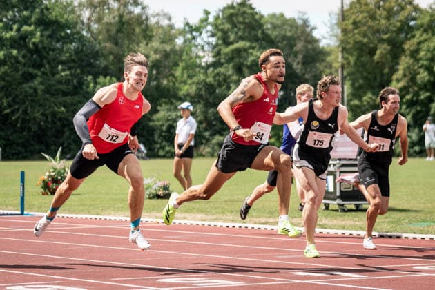 Tim Eikermann TSV Bayer 04 Leverkusen, 712, 110m hurdles men , Bruno Betz LAZ Ludwigsburg, 175, 110m hurdles men , Manuel Mordi Hamburger SV, 94, 110m hurdles men , GER, Leichtathletik, Athletics, Sparkassen Gala, Regensburg, 06 06 2026, GER, Leichtathletik, Athletics, Sparkassen Gala, Regensburg, 06 06 2026 Regensburg Copyright: xStefanxMayerx EP_SMR