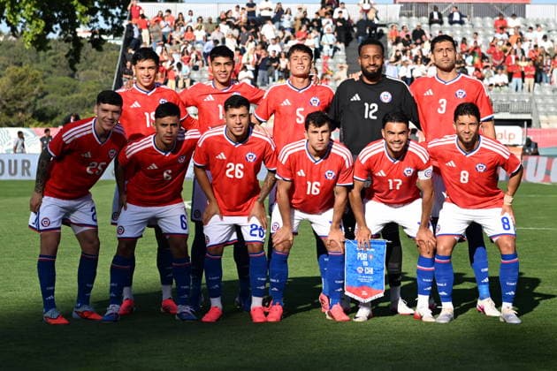 Futbol, Portugal vs Chile¨Partido amistoso en Portugal 2026 La Seleccion de Chile, es fotografiada, durante el partido amistoso FIFA 2026, contra Portugal¨disputado en el Estadio Nacional do Jamor en Oeiras, Lisboa, Portugal¨06 06 2026 Foto: Zed Jameson Photosport¨ Football, Portugal vs Chile¨Friendly match in Portugal 2026 The Chilean national team, Nationalteam is photographed during the FIFA 2026 friendly match against Portugal played at the Estadio Nacional do Jamor in Oeiras, Lisbon, Portugal06 06 2026 Photo: Zed Jameson Photosport Portugal vs Chile, partido amistoso en Portugal 2026