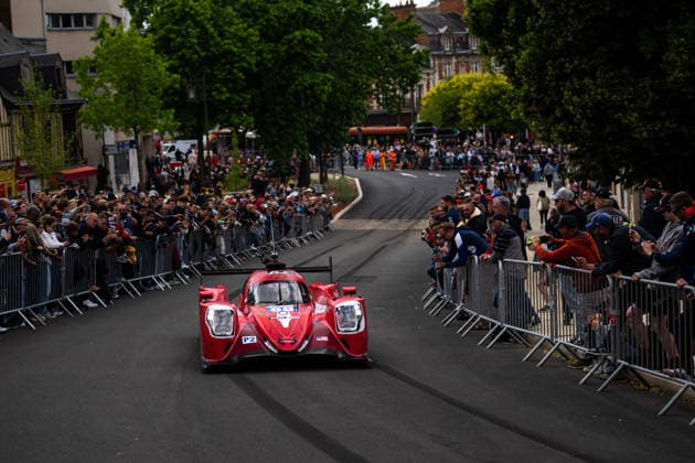 24 HEURES DU MANS 2026 - CITY CENTRE PARADE 99 HYETT PJ (usa), ALLEN James (aus), CAMERON Dane (usa), AO by TF, Oreca 07 Gibson 99, Rockie the Pegasus, LMP2 Pro-AM, portrait during the City Center Parade of the 24 Hours of Le Mans 2026, 3rd round of the 2026 FIA World Endurance Championship, on June 6, 2026 in Le Mans, France - Le MansFrance Copyright: xMariusxHeckerx