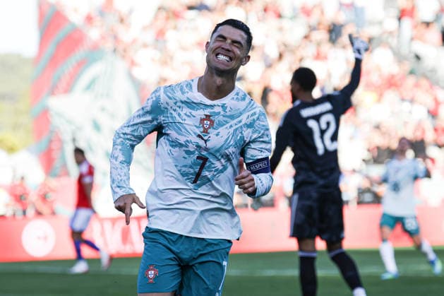 Friendly match Portugal Chile, at Estadio Nacional do Jamor city of Oeiras Portugal, June 6, 2026, Oeiras, Portugal Cristiano Ronaldo Portugal ,7 disappointed, looking disappointed, disappointed, sad, frustrated, frustration Copyright: HMBxMedia FernandoxSoares