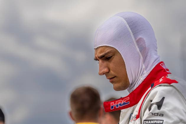 June 6, 2026, Madison, Illinois, USA: IndyCar, Indy Car, IRL, USA SERIES driver, DAVID MALUKAS (12) (USA) of Chicago, IL, qualifies for the Bommarito Automotive Group 500 at World Wide Technology Raceway in MADISON, Illinois, USA. INDYCAR SERIES: June 06, 2026: Bommarito Automotive Group 500: David Malukas - ZUMAa161 20260606_aaa_a161_009 Copyright: xStevexScaglione GMGx