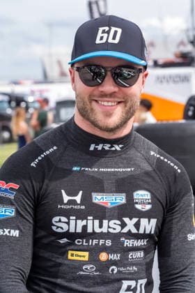 June 6, 2026, Madison, Illinois, USA: IndyCar, Indy Car, IRL, USA SERIES driver, FELIX ROSENQVIST (60) (SWE) of Varnamo, Sweden, qualifies for the Bommarito Automotive Group 500 at World Wide Technology Raceway in MADISON, Illinois, USA. Madison USA - ZUMAa161 20260606_aaa_a161_032 Copyright: xWalterxArce GMGx