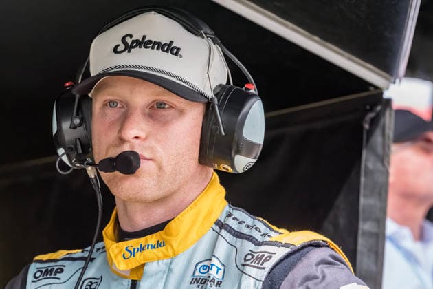 June 6, 2026, Madison, Illinois, USA: IndyCar, Indy Car, IRL, USA SERIES driver, CHRISTIAN RASMUSSEN (21) (DNK) of Copenhagen, Denmark, qualifies for the Bommarito Automotive Group 500 at World Wide Technology Raceway in MADISON, Illinois, USA. Madison USA - ZUMAa161 20260606_aaa_a161_039 Copyright: xWalterxArce GMGx