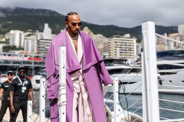 Lewis Hamilton Scuderia Ferrari HP, 44 comes to the track, Monaco Grand Prix, Motorsport, Formula 1, 2026 season, 07 06 2026 Monaco Grand Prix, Motorsport, Formula 1, 2026 season, 07 06 2026 Copyright: xEibner-Pressefoto AlexanderxNeisx EP_ANS