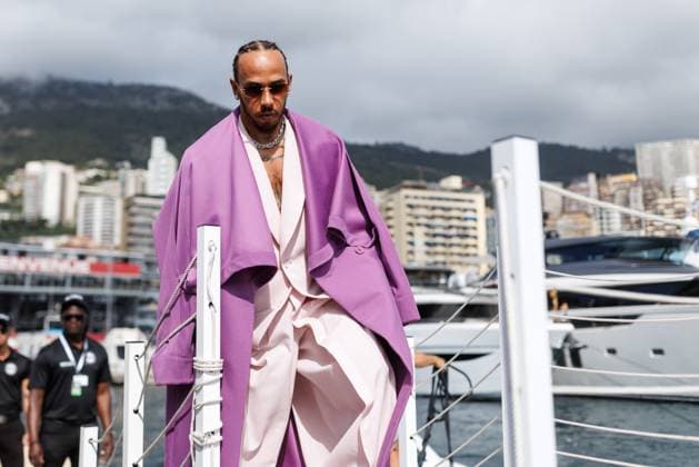 Lewis Hamilton Scuderia Ferrari HP, 44 comes to the track, Monaco Grand Prix, Motorsport, Formula 1, 2026 season, 07 06 2026 Monaco Grand Prix, Motorsport, Formula 1, 2026 season, 07 06 2026 Copyright: xEibner-Pressefoto AlexanderxNeisx EP_ANS