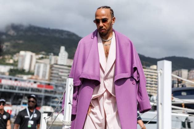 Lewis Hamilton Scuderia Ferrari HP, 44 comes to the track, Monaco Grand Prix, Motorsport, Formula 1, 2026 season, 07 06 2026 Monaco Grand Prix, Motorsport, Formula 1, 2026 season, 07 06 2026 Copyright: xEibner-Pressefoto AlexanderxNeisx EP_ANS