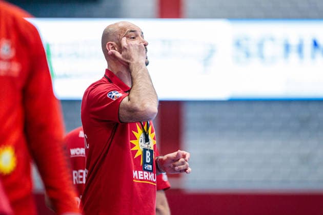 Davor Dominikovic TuS N Luebbecke, Coach gestures GER, TuS N Luebbecke vs HC Oppenweiler Backnang, Handball, 2 Bundesliga, Matchday 34, Season 2025 2026, 06 06 2026 GER, TuS N Luebbecke vs HC Oppenweiler Backnang, Handball, 2 Bundesliga, Matchday 34, Season 2025 2026, 06 06 2026 Luebbecke Copyright: xEibner-Pressefoto JanxRollingerx EP_JSK