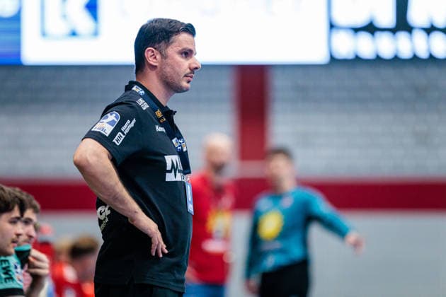 Rui Silva HC Oppenweiler Backnang, Coach is disappointed GER, TuS N Luebbecke vs HC Oppenweiler Backnang, Handball, 2 Bundesliga, Matchday 34, Season 2025 2026, 06 06 2026 GER, TuS N Luebbecke vs HC Oppenweiler Backnang, Handball, 2 Bundesliga, Matchday 34, Season 2025 2026, 06 06 2026 Luebbecke Copyright: xEibner-Pressefoto JanxRollingerx EP_JSK