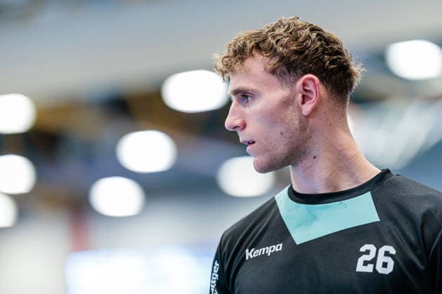 Paul Kruegele HC Oppenweiler Backnang, 26 GER, TuS N Luebbecke vs HC Oppenweiler Backnang, Handball, 2 Bundesliga, Matchday 34, Season 2025 2026, 06 06 2026 GER, TuS N Luebbecke vs HC Oppenweiler Backnang, Handball, 2 Bundesliga, Matchday 34, Season 2025 2026, 06 06 2026 Luebbecke Copyright: xEibner-Pressefoto JanxRollingerx EP_JSK