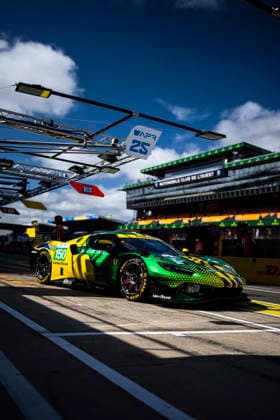 24 HEURES DU MANS 2026 - TEST DAY 150 TOLEDO Custodio (bra), WADOUX Lilou (fra), AGOSTINI Riccardo (ita), Richard Mille AF Corse, Ferrari 296 LMGT3 Evo 150, LM GT3, pitlane, during the Test Day of the 24 Hours of Le Mans 2026, 3rd round of the 2026 FIA World Endurance Championship, on June 7, 2026 on the Circuit des 24 Heures du Mans in Le Mans, France - Le MansFrance Copyright: xCharlyxLopezx