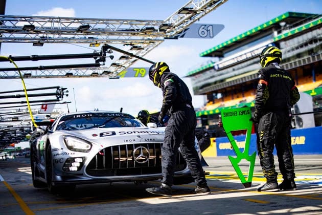 24 HEURES DU MANS 2026 - TEST DAY 61 BERRY Martin (aus), ANDRADE Rui (ang), MARTIN Maxime (bel), Iron Lynx, Mercedes-AMG LMGT3 61, LM GT3, ambiance during the Test Day of the 24 Hours of Le Mans 2026, 3rd round of the 2026 FIA World Endurance Championship, on June 7, 2026 on the Circuit des 24 Heures du Mans in Le Mans, France - Le MansFrance Copyright: xJULIENxDELFOSSEx