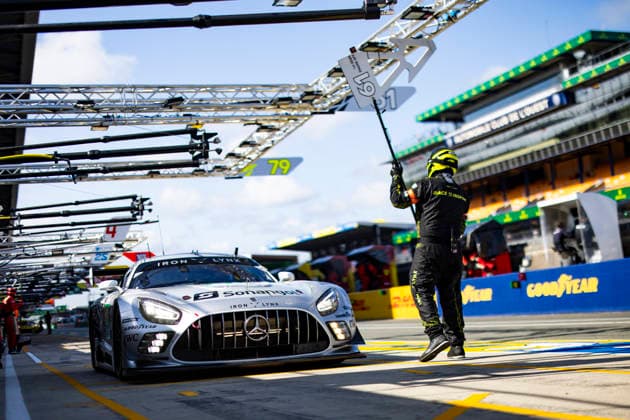 24 HEURES DU MANS 2026 - TEST DAY 61 BERRY Martin (aus), ANDRADE Rui (ang), MARTIN Maxime (bel), Iron Lynx, Mercedes-AMG LMGT3 61, LM GT3, ambiance during the Test Day of the 24 Hours of Le Mans 2026, 3rd round of the 2026 FIA World Endurance Championship, on June 7, 2026 on the Circuit des 24 Heures du Mans in Le Mans, France - Le MansFrance Copyright: xJULIENxDELFOSSEx