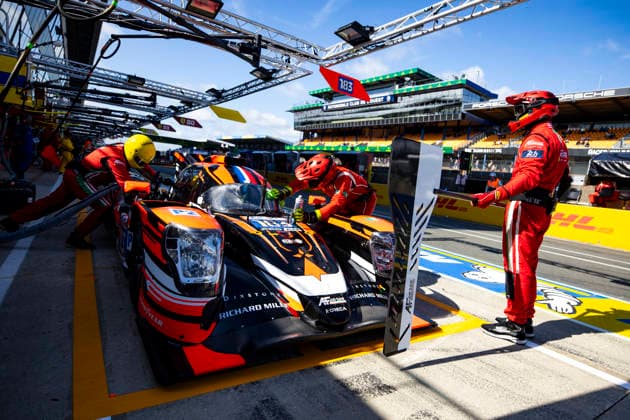 24 HEURES DU MANS 2026 - TEST DAY 183 PERRODO Francois (fra), VAXIVIERE Matthieu (fra), BARNICOAT Ben (gbr), AF Corse, Oreca 07 Gibson 183, LMP2 Pro-AM, ambiance during the Test Day of the 24 Hours of Le Mans 2026, 3rd round of the 2026 FIA World Endurance Championship, on June 7, 2026 on the Circuit des 24 Heures du Mans in Le Mans, France - Le MansFrance Copyright: xJULIENxDELFOSSEx