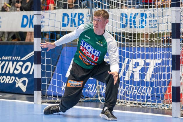 Julian Buchele FRISCH AUF Goeppingen, 01 when warming up Bergischer HC vs Frisch Auf Goeppingen, Handball, DAIKIN HBL, 34 Matchday, Season 2025 2026, 07 06 2026 Bergischer HC vs Frisch Auf Goeppingen, Handball, DAIKIN HBL, 34 Matchday, Season 2025 2026, 07 06 2026 Wuppertal Copyright: xEibner-Pressefoto ThomasxHaeslerx EP_THR
