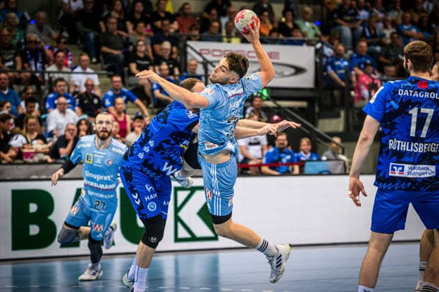 Tobias Buck HC Erlangen, 39 GER, TVB Stuttgart HC Erlangen, DAIKIN HBL, Handball, Bundesliga, 34 Matchday, Season 2025 2026, 07 06 2026 GER, TVB Stuttgart HC Erlangen, DAIKIN HBL, Handball, Bundesliga, 34 Matchday, Season 2025 2026, 07 06 2026 Stuttgart Copyright: xSandyxDinkelackerx EP_SDR