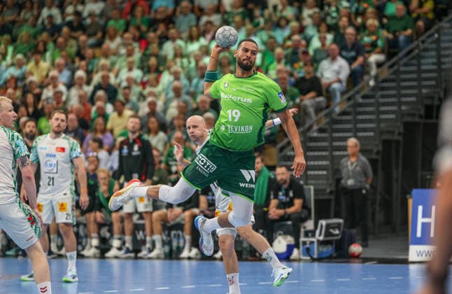 GER, Wetzlar, HSG Wetzlar vs SC Magdeburg, Daikin Handball Bundesliga, Handball, HBL, Season 2025 2026, Buderus Arena Wetzlar, 34 Matchday in picture Philipp Ahouansou HSG Wetzlar 19 , Goal throw DFB DFL REGULATIONS PROHIBIT ANY USE OF PHOTOGRAPHS AS IMAGE SEQUENCES AND OR QUASI VIDEO, 07 06 2026 Copyright: HMBxMedia HendrikxHamelau