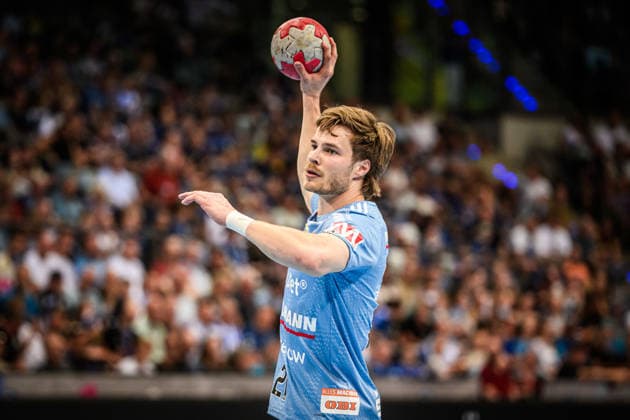 Christopher Bissel HC Erlangen, 21 GER, TVB Stuttgart HC Erlangen, DAIKIN HBL, Handball, Bundesliga, 34 Matchday, Season 2025 2026, 07 06 2026 GER, TVB Stuttgart HC Erlangen, DAIKIN HBL, Handball, Bundesliga, 34 Matchday, Season 2025 2026, 07 06 2026 Stuttgart Copyright: xSandyxDinkelackerx EP_SDR