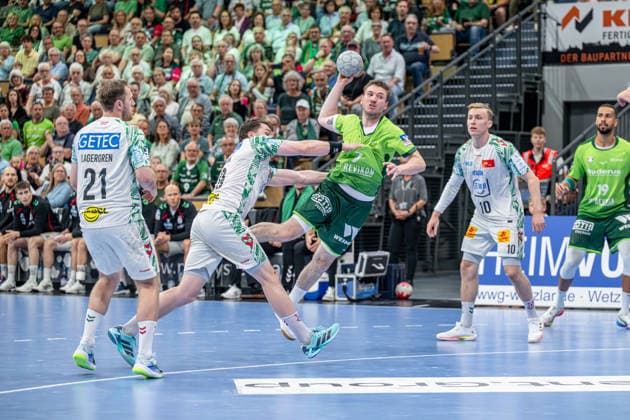 Handball Bundesliga HSG Wetzlar SC Magdeburg, 07 06 26 Dominik Mappes HSG Wetzlar, 7 , Albin Lagergren SC Magdeburg, 21 , Elvar Oern Jonsson SC Magdeburg, 19 , Gisli Kristjansson SC Magdeburg, 10 , Philipp Ahouansou HSG Wetzlar, 19 Handball Bundesliga HSG Wetzlar SC Magdeburg Wetzlar, 07 06 26 Copyright: xBEAUTIFULxSPORTS Roeczeyx