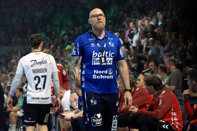 DEU, DHB, 1 HBL, Fuechse Berlin vs Flensburger Handewitt, 07 06 2026, Max Schmeling Halle, Berlin, DEU, DHB, 1 HBL, Fuechse Berlin vs Flensburger Handewitt, in the picture coach Ales Pajovic Flensburg Handewitt nordphotoxGmbHx xEngler nph00076