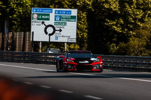 24 HEURES DU MANS 2026 - TEST DAY 34 DEMPSEY Peter (irl), YOLUC Salih (tur), EASTWOOD Charlie (irl), Racing Team Turkey by TF, Corvette Z06 LMGT3.R 34, LM GT3, action during the Test Day of the 24 Hours of Le Mans 2026, 3rd round of the 2026 FIA World Endurance Championship, on June 7, 2026 on the Circuit des 24 Heures du Mans in Le Mans, France - Copyright: xDPPIx