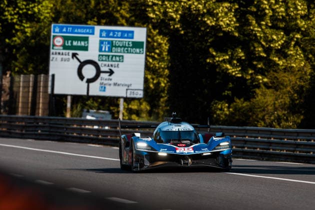 24 HEURES DU MANS 2026 - TEST DAY 36 MAKOWIECKI Frà dà ric (fra), GOUNON Jules (fra), MARTINS Victor (fra), Alpine Endurance Team, Alpine A424 36, Hypercar, action during the Test Day of the 24 Hours of Le Mans 2026, 3rd round of the 2026 FIA World Endurance Championship, on June 7, 2026 on the Circuit des 24 Heures du Mans in Le Mans, France - Copyright: xDPPIx