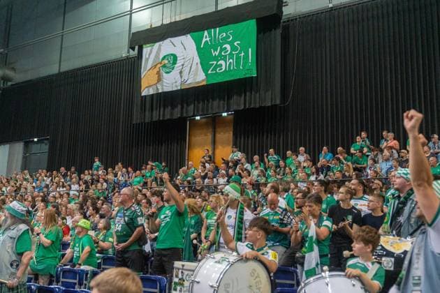Leipzig fan block SC DHfK Leipzig vs TSV GWD Minden, Handball, 1 Handball Bundesliga, Matchday 34, Season 2025 2026, 07 06 2026 SC DHfK Leipzig vs TSV GWD Minden, Handball, 1 Handball Bundesliga, Matchday 34, Season 2025 2026, 07 06 2026 Leipzig Copyright: xEibner-Pressefoto PiaxSchindlerx EP_PSR