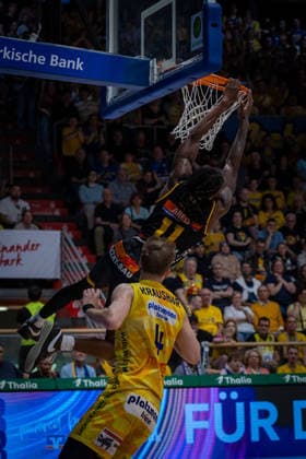Tyrel Maurice Morgan Bozic Estriche Knights Kirchheim, 11 Bjarne Kraushaar Phoenix Hagen, 04 GER, Phoenix Hagen vs Bozic Estriche Knights Kirchheim, BARMER 2 Basketball Bundesliga, Playoffs Final Game 2, Season 2025 2026, 07 06 2026 GER, Phoenix Hagen vs Bozic Estriche Knights Kirchheim, BARMER 2 Basketball Bundesliga, Playoffs Final Game 2, Season 2025 2026, 07 06 2026 Hagen Copyright: xEibner-Pressefoto NinaxSanderx EP_NSR
