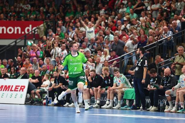 Dominik Mappes HSG Wetzlar, 07 cheers GER, HSG Wetzlar vs SC Magdeburg, Handball, 1 Bundesliga, Matchday 34, Season 2025 2026, 07 06 2026 GER, HSG Wetzlar vs SC Magdeburg, Handball, 1 Bundesliga, Matchday 34, Season 2025 2026, 07 06 2026 Wetzlar Copyright: xEibner-Pressefoto RenexWeissx EP_RWS