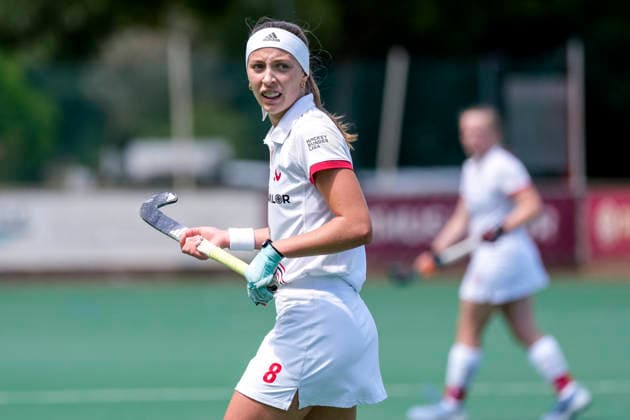 Johanna Mühl TSVMH, 8 , single picture, single photo, action, action, 07 06 2026, Mannheim Germany , Hockey, 2 Bundesliga, Group South, Women, TSV Mannheim Nürnberger HTC xozx
