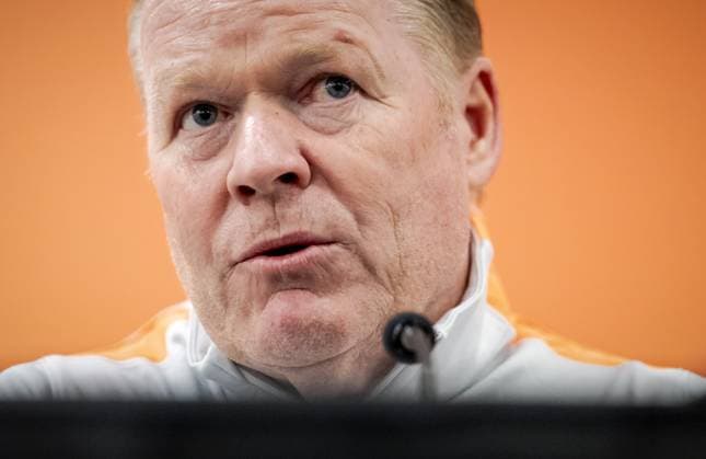 NEW YORK - National coach Ronald Koeman during a press conference, PK, Pressekonferenz of the Dutch national team, Nationalteam at Sonesta White Plains Downtown, on June 7, 2026, in White Plains, New York. The Dutch national team is preparing for the 2026 FIFA World Cup, WM, Weltmeisterschaft, Fussball ROBIN VAN LONKHUIJSEN ANP xVIxANPxSportx xxANPxIVx 560410533 originalFilename: 560410533.jpg