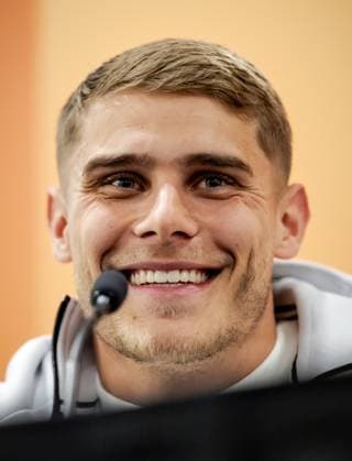 NEW YORK - Micky van de Ven of the Netherlands during a press conference, PK, Pressekonferenz of the Dutch national team, Nationalteam at Sonesta White Plains Downtown, on June 7, 2026, in White Plains, New York. The Dutch national team is preparing for the 2026 FIFA World Cup, WM, Weltmeisterschaft, Fussball ROBIN VAN LONKHUIJSEN ANP xVIxANPxSportx xxANPxIVx 560411313 originalFilename: 560411313.jpg
