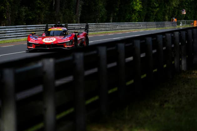 24 HEURES DU MANS 2026 - TEST DAY 50 FUOCO Antonio (ita), NIELSEN Nicklas (dnk), MOLINA Miguel (spa), Ferrari AF Corse, Ferrari 499P 50, Hypercar, action during the Test Day of the 24 Hours of Le Mans 2026, 3rd round of the 2026 FIA World Endurance Championship, on June 7, 2026 on the Circuit des 24 Heures du Mans in Le Mans, France - Le MansFrance Copyright: xJULIENxDELFOSSEx