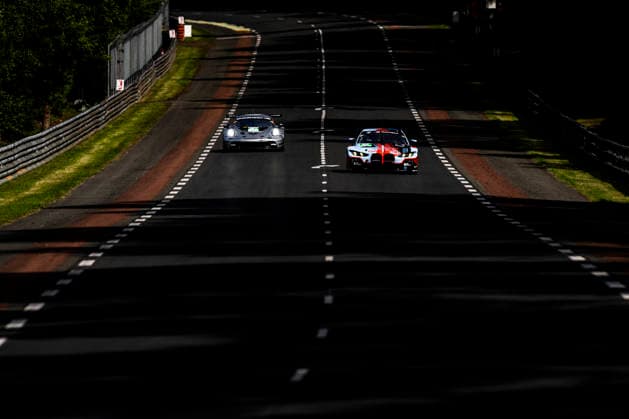 24 HEURES DU MANS 2026 - TEST DAY 69 MCINTOSH Anthony (usa), THOMPSON Parker (can), HARPER Daniel (gbr), Team WRT, BMW M4 LMGT3 Evo 69, LM GT3, action during the Test Day of the 24 Hours of Le Mans 2026, 3rd round of the 2026 FIA World Endurance Championship, on June 7, 2026 on the Circuit des 24 Heures du Mans in Le Mans, France - Le MansFrance Copyright: xCharlyxLopezx