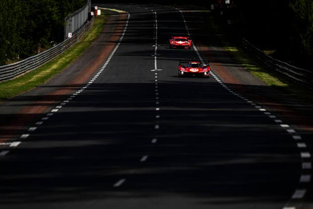 24 HEURES DU MANS 2026 - TEST DAY 51 PIER GUIDI Alessandro (ita), CALADO James (gbr), GIOVINAZZI Antonio (ita), Ferrari AF Corse, Ferrari 499P 51, Hypercar, 13 FIDANI Orey (can), KERN Lars (ger), BELL Matthew (gbr), 13 Autosport, Corvette Z06 LMGT3.R 13, LM GT3, action during the Test Day of the 24 Hours of Le Mans 2026, 3rd round of the 2026 FIA World Endurance Championship, on June 7, 2026 on the Circuit des 24 Heures du Mans in Le Mans, France - Le MansFrance Copyright: xCharlyxLopezx