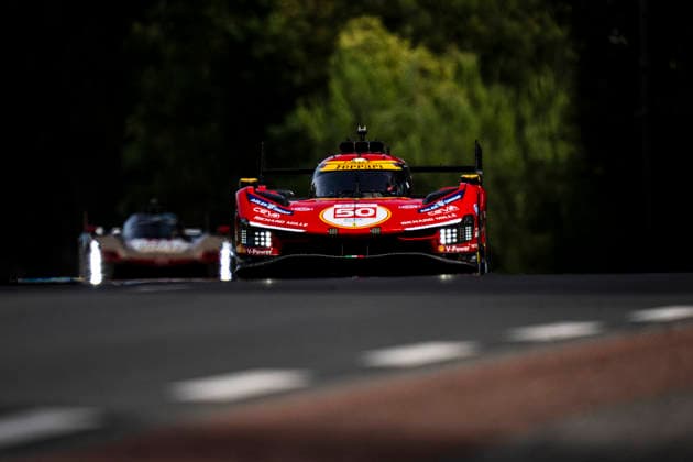 24 HEURES DU MANS 2026 - TEST DAY 50 FUOCO Antonio (ita), NIELSEN Nicklas (dnk), MOLINA Miguel (spa), Ferrari AF Corse, Ferrari 499P 50, Hypercar, action during the Test Day of the 24 Hours of Le Mans 2026, 3rd round of the 2026 FIA World Endurance Championship, on June 7, 2026 on the Circuit des 24 Heures du Mans in Le Mans, France - Le MansFrance Copyright: xCharlyxLopezx