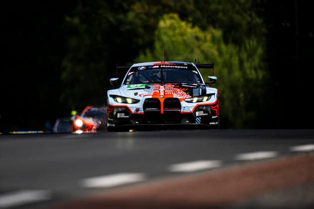 24 HEURES DU MANS 2026 - TEST DAY 69 MCINTOSH Anthony (usa), THOMPSON Parker (can), HARPER Daniel (gbr), Team WRT, BMW M4 LMGT3 Evo 69, LM GT3, action during the Test Day of the 24 Hours of Le Mans 2026, 3rd round of the 2026 FIA World Endurance Championship, on June 7, 2026 on the Circuit des 24 Heures du Mans in Le Mans, France - Le MansFrance Copyright: xCharlyxLopezx