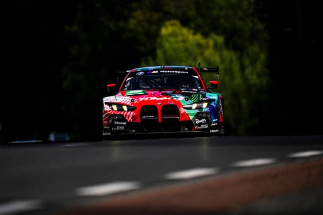 24 HEURES DU MANS 2026 - TEST DAY 32 LEUNG Darren (gbr), GELAEL Sean (idn), FARFUS Augusto (bra), Team WRT, BMW M4 LMGT3 Evo 32, LM GT3, action during the Test Day of the 24 Hours of Le Mans 2026, 3rd round of the 2026 FIA World Endurance Championship, on June 7, 2026 on the Circuit des 24 Heures du Mans in Le Mans, France - Le MansFrance Copyright: xCharlyxLopezx