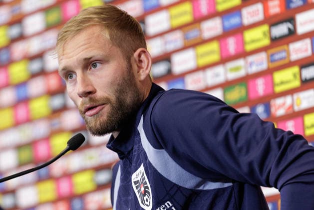 SOCCER - FIFA World Cup, WM, Weltmeisterschaft, Fussball 2026, preview SANTA BARBARA, CALIFORNIA,USA,07.JUN.26 - SOCCER - FIFA World Cup 2026, USA, Mexico, Canada, preview, Oesterreichischer Fussball-Bund, press conference, PK, Pressekonferenz team AUT. Image shows Konrad Laimer (AUT). GEPAxpictures xArminxRauthner