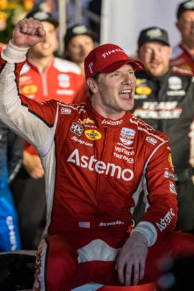 June 7, 2026, Madison, Illinois, USA: IndyCar, Indy Car, IRL, USA SERIES driver, JOSEF NEWGARDEN (2) (USA) of Nashville, TN, wins the Bommarito Automotive Group 500 at World Wide Technology Raceway in MADISON, Illinois. INDYCAR SERIES: June 07, 2026: Bommarito Automotive Group 500: Race Winner Josef Newgarden - ZUMAa161 20260607_aaa_a161_010 Copyright: xWalterxArce GMGx