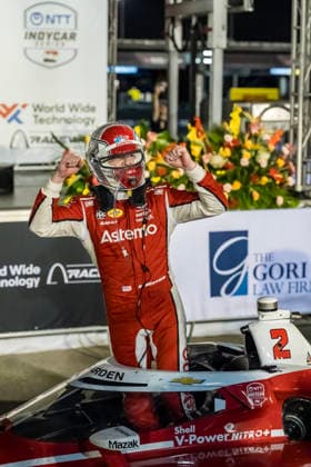 June 7, 2026, Madison, Illinois, USA: IndyCar, Indy Car, IRL, USA SERIES driver, JOSEF NEWGARDEN (2) (USA) of Nashville, TN, wins the Bommarito Automotive Group 500 at World Wide Technology Raceway in MADISON, Illinois. INDYCAR SERIES: June 07, 2026: Bommarito Automotive Group 500: Race Winner Josef Newgarden - ZUMAa161 20260607_aaa_a161_011 Copyright: xWalterxArce GMGx