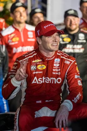 June 7, 2026, Madison, Illinois, USA: IndyCar, Indy Car, IRL, USA SERIES driver, JOSEF NEWGARDEN (2) (USA) of Nashville, TN, wins the Bommarito Automotive Group 500 at World Wide Technology Raceway in MADISON, Illinois. INDYCAR SERIES: June 07, 2026: Bommarito Automotive Group 500: Race Winner Josef Newgarden - ZUMAa161 20260607_aaa_a161_015 Copyright: xWalterxArce GMGx