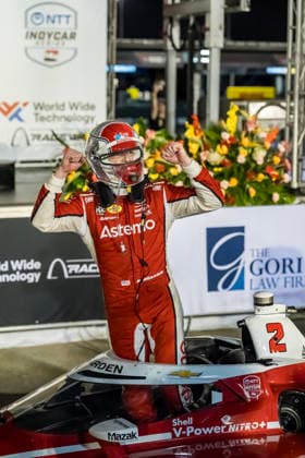 June 7, 2026, Madison, Illinois, USA: IndyCar, Indy Car, IRL, USA SERIES driver, JOSEF NEWGARDEN (2) (USA) of Nashville, TN, wins the Bommarito Automotive Group 500 at World Wide Technology Raceway in MADISON, Illinois. Madison USA - ZUMAa161 20260607_aaa_a161_006 Copyright: xWalterxArce GMGx