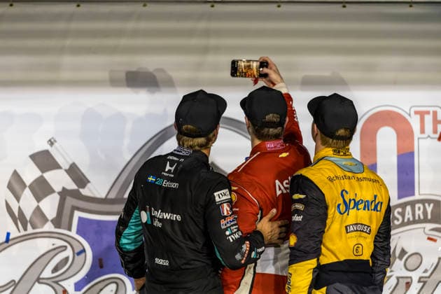 June 7, 2026, Madison, Illinois, USA: IndyCar, Indy Car, IRL, USA SERIES driver, JOSEF NEWGARDEN (2) (USA) of Nashville, TN, wins the Bommarito Automotive Group 500 at World Wide Technology Raceway in MADISON, Illinois. INDYCAR SERIES: June 07, 2026: Bommarito Automotive Group 500: Race Winner Josef Newgarden - ZUMAa161 20260607_aaa_a161_030 Copyright: xStevexScaglione GMGx
