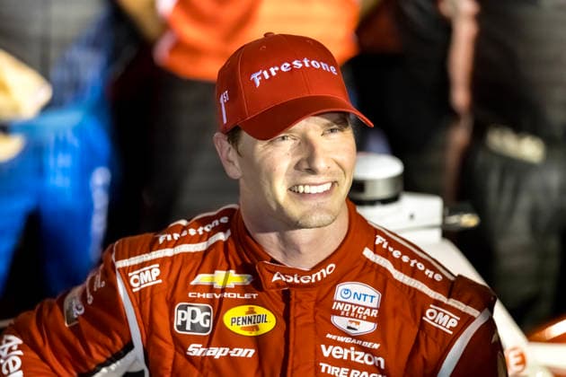 June 7, 2026, Madison, Illinois, USA: IndyCar, Indy Car, IRL, USA SERIES driver, JOSEF NEWGARDEN (2) (USA) of Nashville, TN, wins the Bommarito Automotive Group 500 at World Wide Technology Raceway in MADISON, Illinois. INDYCAR SERIES: June 07, 2026: Bommarito Automotive Group 500: Race Winner Josef Newgarden - ZUMAa161 20260607_aaa_a161_031 Copyright: xStevexScaglione GMGx